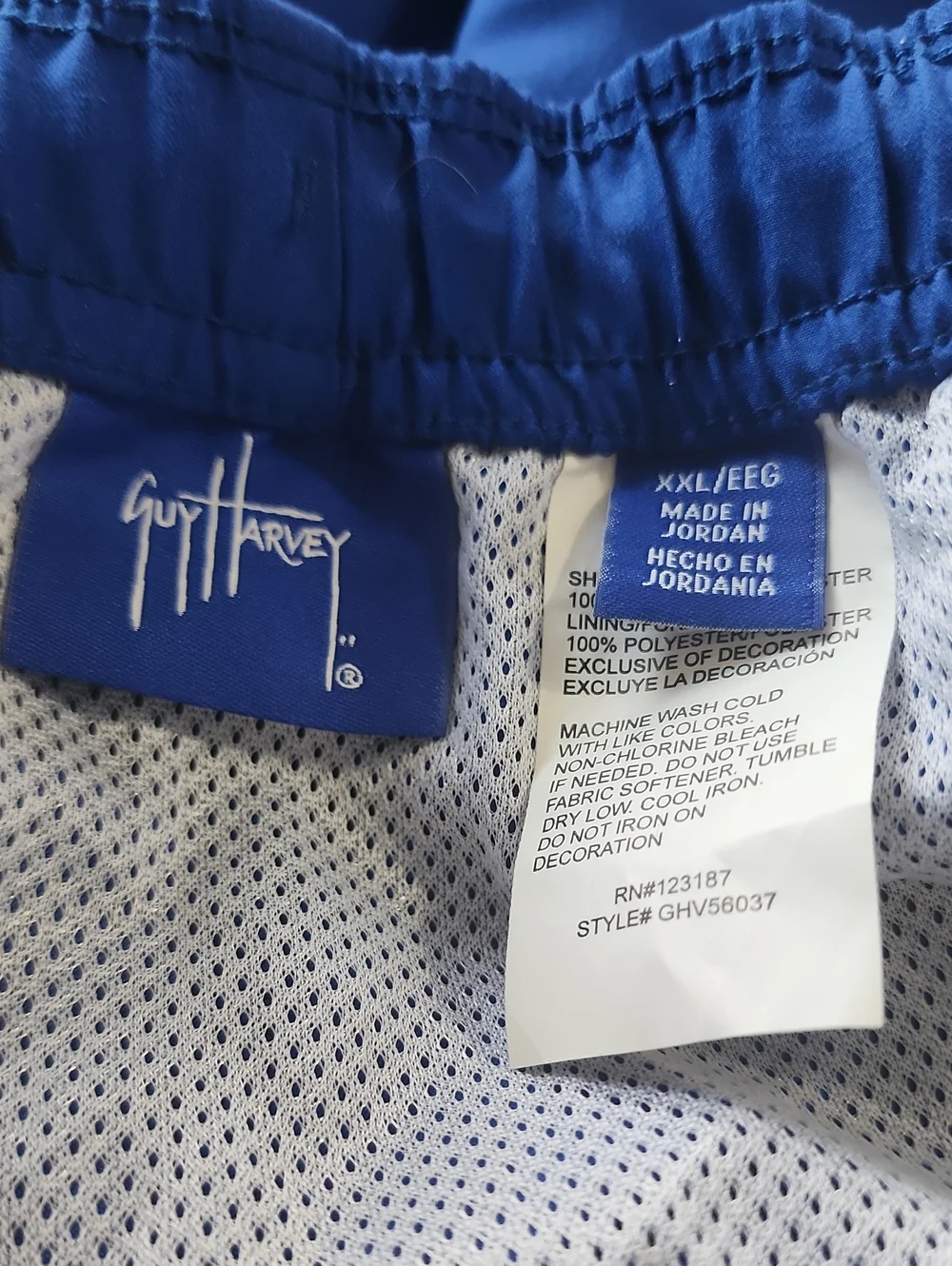 Guy Harvey Royal Blue Billfish Mens Swim Board Volley Trunks Shorts